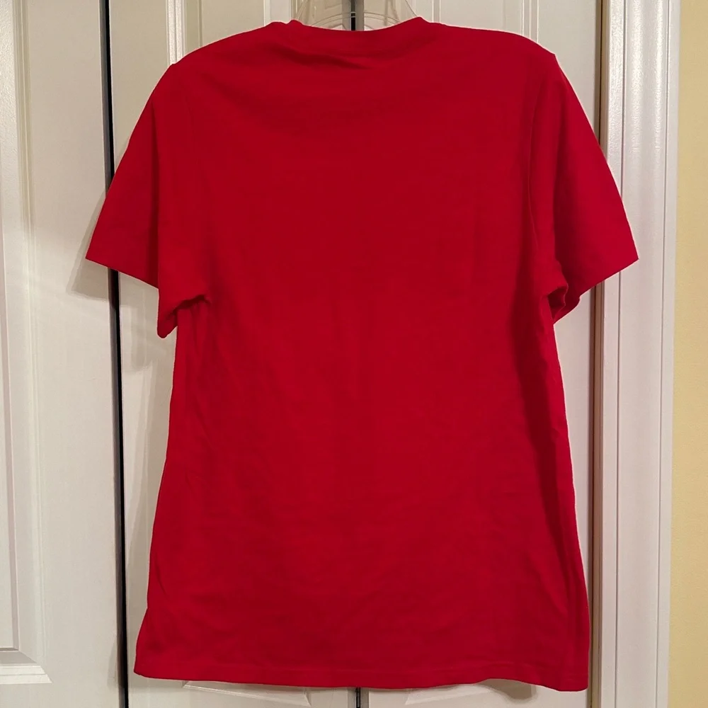 Adidas NHL Chicago Blackhawks Amplifier Graphic Tee T-Shirt Mens Size Medium Red